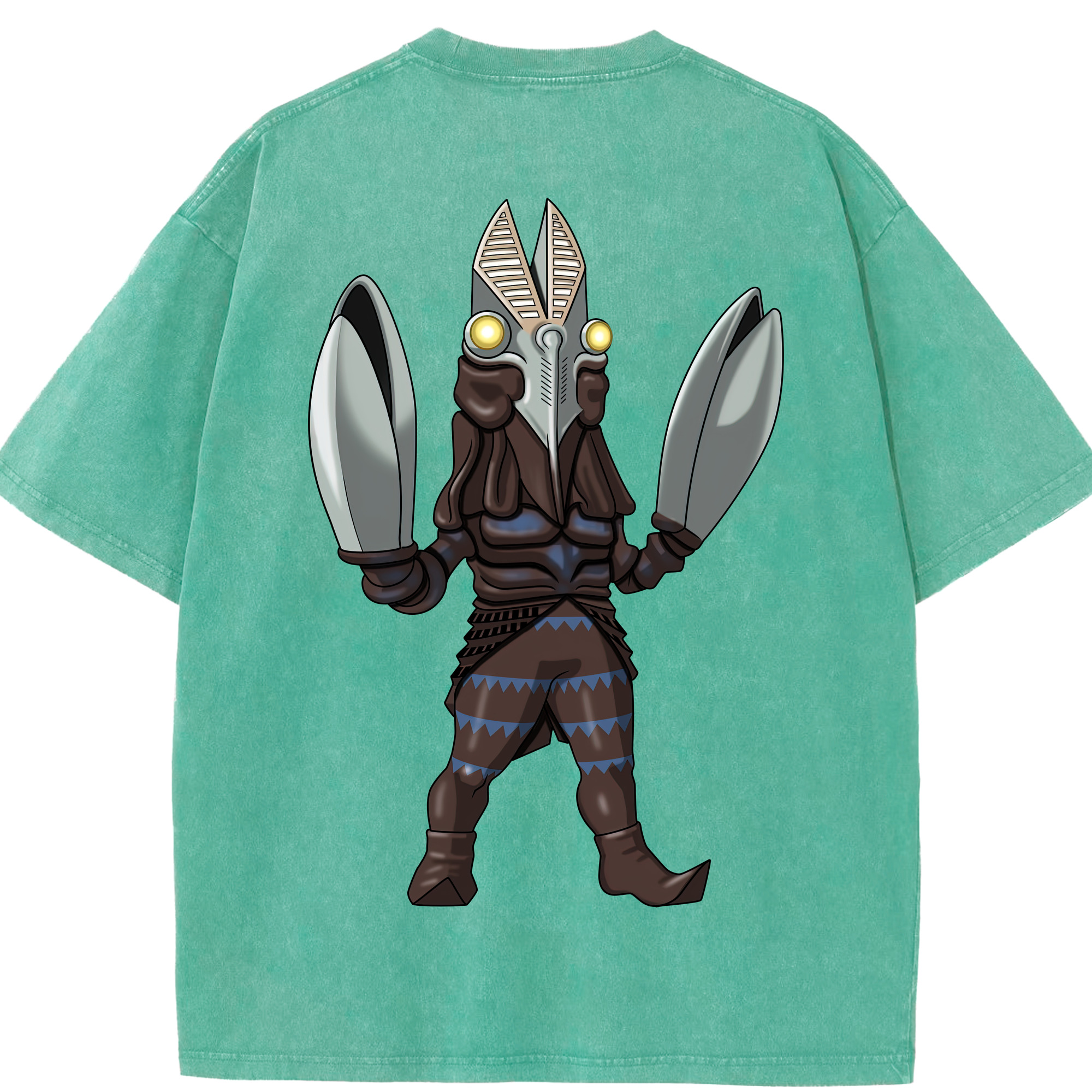 （画像用） ウルトラマン Ultraman 綿100% ヴィンテージ風 半袖Tシャツ（背面プリント）
